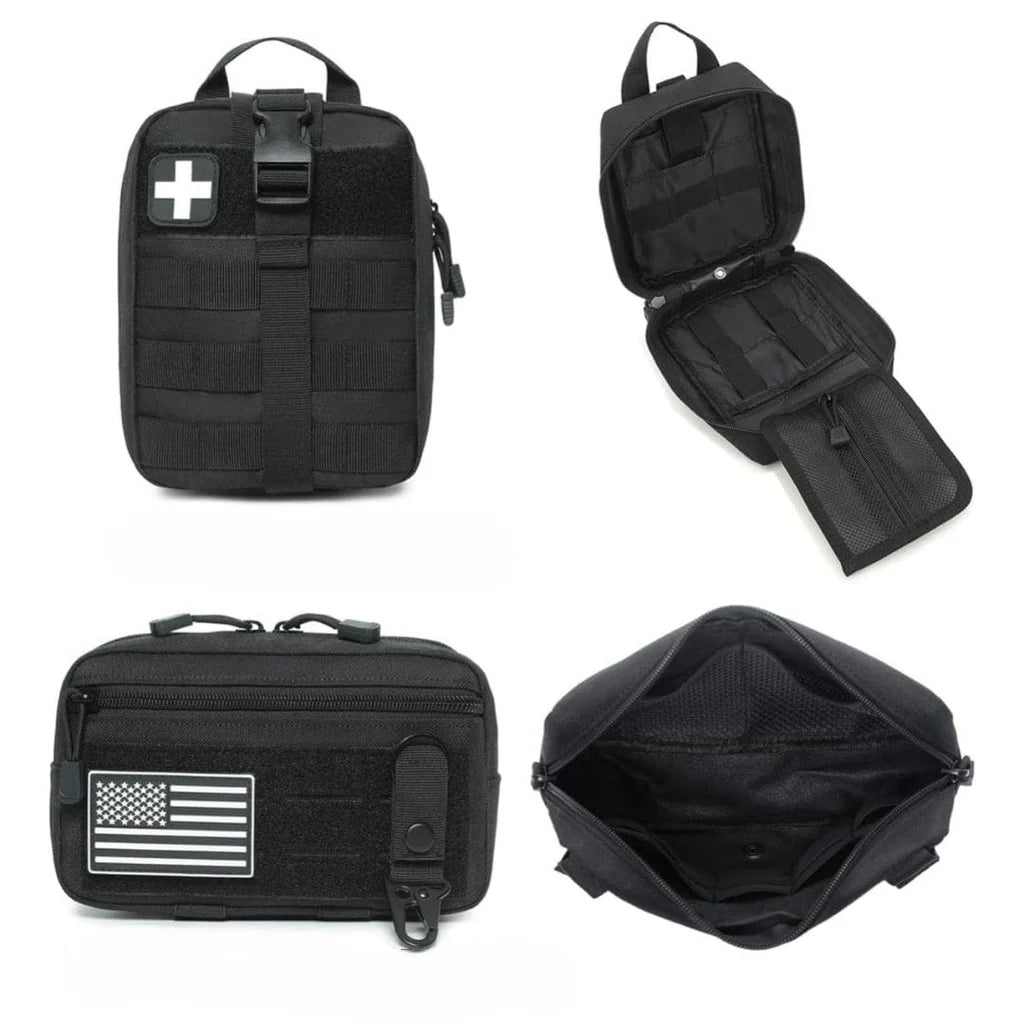 Tactical Molle Seat Organizer Full Set